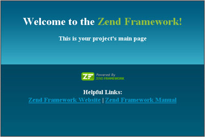Zend Framewrok Application